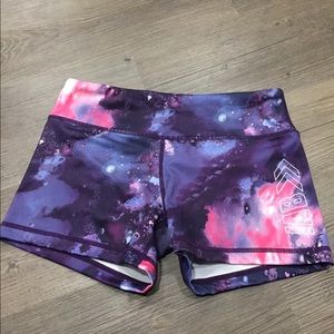 Galaxy Print Athletic Shorts